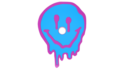 Pink & Blue Smiley